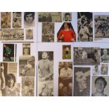 Football autographs, selection of signed magazine cut-outs, colour & b/w, 1950's onwards inc.