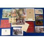 Ephemera, The British In India, a quantity of items to include postcards (3) showing Indian