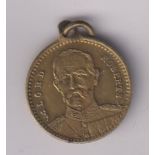 Tobacco issue, Wills, Boer War Medallion, 'K' size, type, Lord Roberts (sl mark to back, gd) (1)