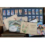 Cigarette & trade cards, large accumulation of sets, part sets and odds, contained in vintage slot-