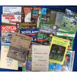 Football programmes, Foreign & Home Nations selection, 1956 onwards including internationals &