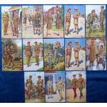 Postcards, Paul Brinklow, Gale & Polden Collection, a selection of 13 WW2 Gale and Polden