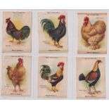 Tobacco silks, USA, ATC, Breeds of Fowls, 'L' size, inscribed 'Zira Cigarettes' (set, 10 silks) &