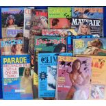 Glamour / Adult magazines, a collection of approx. 110 magazines, 1970's onwards, various titles