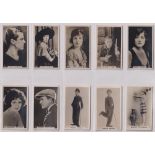 Cigarette cards, Wills (Four Aces), Stars of the Cinema (51/52 photographic cards, missing no 38)