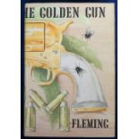 Book, The Man With The Golden Gun, Ian Fleming, First Edition. James Bond faces Scaramanga and his