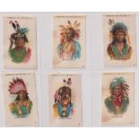 Tobacco silks, USA, ATC, Indian Portraits, 'M' size, all 'Factory No 649' (set, 50 silks) (some edge