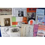 Ephemera, Transport, selection of items, 1920's onwards including RP postcard of Phillips lorry,