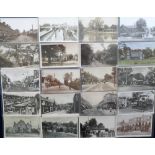 Postcards, a good collection of approx 75 cards of Middlesex with RP's of Pinner Fair, Tooke