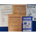 Football programmes, Arsenal selection, homes v QPR 14 Nov 1942 & v Charlton 20 Oct 1945, both