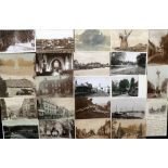 Postcards, Sussex, a selection of approx 52 cards with RP's of Piddinghoe, Forest Green War