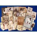 Cartes de Visite and Cabinet Cards, 140+ Cartes de Visite showing school children, picnic, fashions,