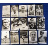 Trade cards, Football, Anon (Collectors Club), a collection of 16 b/w player photos, all postcard