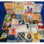 Ephemera, a collection of 35+ USA related advertising and other items, early 1900's onwards, to