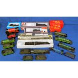 Model Trains, a collection of 11 OO locomotives and 8 tenders/wagons to include Hornby, Wrenn,
