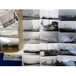 Photographs, Shipping, a collection of approx. 400 b/w postcard size photos of various ships