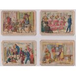 Trade cards, Johnston's Corn Flour, Sketches By Boz (set, 24 cards) (corners slightly clipped, age