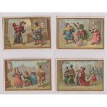 Trade cards, Liebig, Puzzles, The Farce of Pathelin, ref S180 (set, 6 cards) (slight age toning, gd)