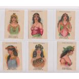 Tobacco silks, USA, ATC, Women of Ancient Egypt, 'M' size (set, 25 silks), all with matching 'Fatima