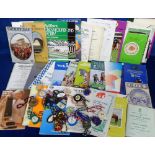 Horseracing & Greyhound racing, a selection of items inc. approx. 130 racecards flat and national
