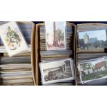 Postcards, a large mixed collection of approx. 4000 cards, mainly UK and foreign topographical mix