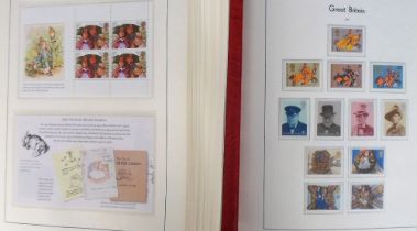 Stamps, GB collection 1957-1990, mint and UM, housed in 2 quality Lighthouse albums with slipcases