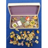 Football, a collection of 50+ metal lapel badges circa 1990 mostly International Teams & federations