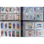 Trade cards, 4 albums of trade cards, sorted alphabetically C-G, many different issuers and series