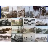 Postcards, Northumberland, a collection of approx. 60 cards of Northumberland with RP's of the