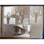 Photograph Album circa 1918, Australia, a collection of approx. 135 family photos laid down in a