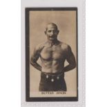 Cigarette card, Taddy, Wrestlers, type card, Buttan Singh (gd) (1)