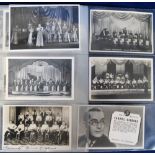 Postcards & photos, Big Bands, a collection of 65+ postcards, photos & promotional items all