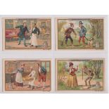 Trade cards, Liebig, Puzzles, Hidden Objects 1, ref S176 (set, 6 cards) (slight staining to backs