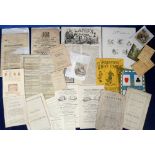 Game and Card Game Instructions and Ephemera from the 1870s onwards to include rules and price lists