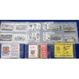 Trade cards, Thomson, three sets each with plastic wallet of issue, Famous Football Teams in