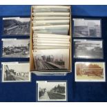 Rail, Postcards/Photographs, a collection of approx. 290 photos and a few postcards of UK railway
