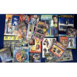 Dr Who Collectables, 19 items unopened in blister packs to include toys, rollers, playing cards,
