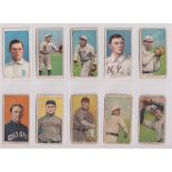 Cigarette cards, USA, ATC, Baseball Series, T206, 19 cards, all 'Sweet Caporal Cigarettes, 150