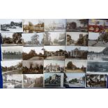 Postcards, Surrey, a good Surrey collection of approx. 60 cards with RP's of Mickleham,