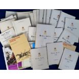 Horseracing, Ascot, a collection of approx. 100 racecards, mostly Royal meeting, mainly 1960's
