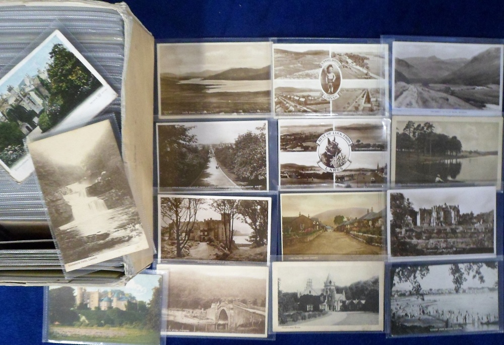 Postcards, a collection of approx. 400 sleeved cards of Scotland, with street scenes, scenic - Image 2 of 3