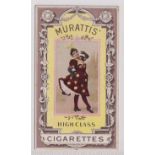 Cigarette card, Muratti, Beauties, CHOAB, plain back, 'P' size, type card, ref H21 picture no 43 (