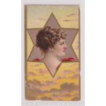 Cigarette card, Salmon & Gluckstein, Star Girls (Red back), type card, ref H30, picture no 14 (