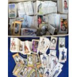 Cigarette cards, Carreras, a large accumulation of cards, from many different series, with