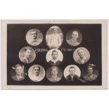 Postcard, Football, Millwall FC, 1926-7, photographic card showing inset circular pictures of