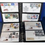 Stamps, Collection of GB First Day Covers in 9 bulging albums to 2019 with additional album pages.