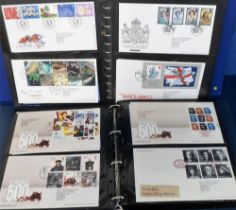 Stamps, Collection of GB First Day Covers in 9 bulging albums to 2019 with additional album pages.