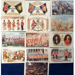 Postcards, Military, a selection of 13 cards of The Buffs East Kent Regiment (3rd Foot), published