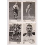 Trade cards, World Sports, Sport Photos, 'P' size, b/w photographic images with printed signature (