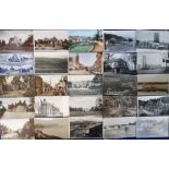 Postcards, a West country mix of approx. 120 cards with 60 cards of Cornwall & 60 of Dorset. RP's